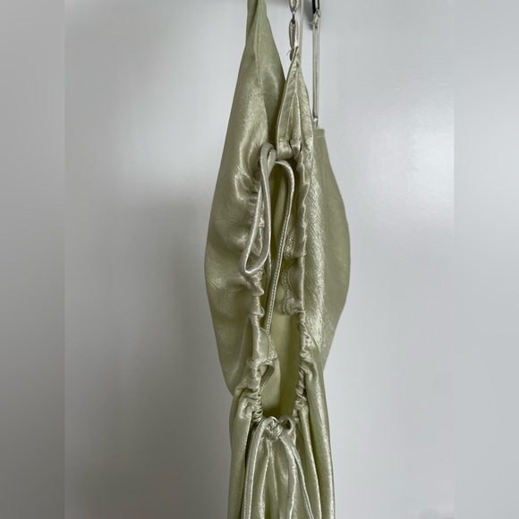 Mint Green Sheer Dress Size Medium - Picture 9 of 9